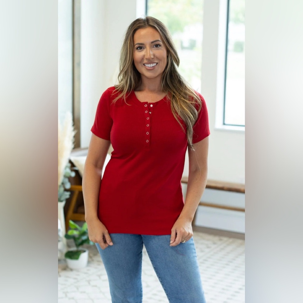 Michelle Mae Brinley Button Top